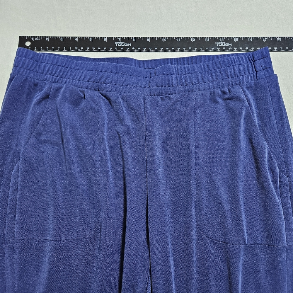 Fabletics‎ Womens Stretch Leggings Joggers Lounge Comfort Pants Pockets Blue XL - Picture 10 of 11